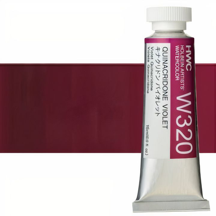 Professzionális Holbein Artists akvarellfestékek 15 ml | lila árnyalatok