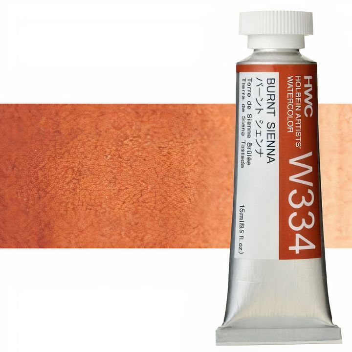 Professzionális Holbein Artists akvarellfestékek 15 ml | barna árnyalatok