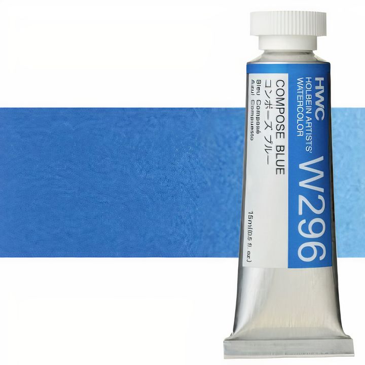 Professzionális Holbein Artists akvarellfestékek 15 ml – compose kék