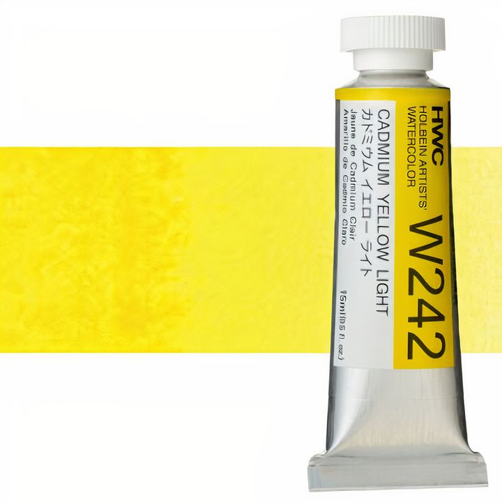 Professzionális Holbein Artists akvarellfestékek 15 ml – kadmium világossárga