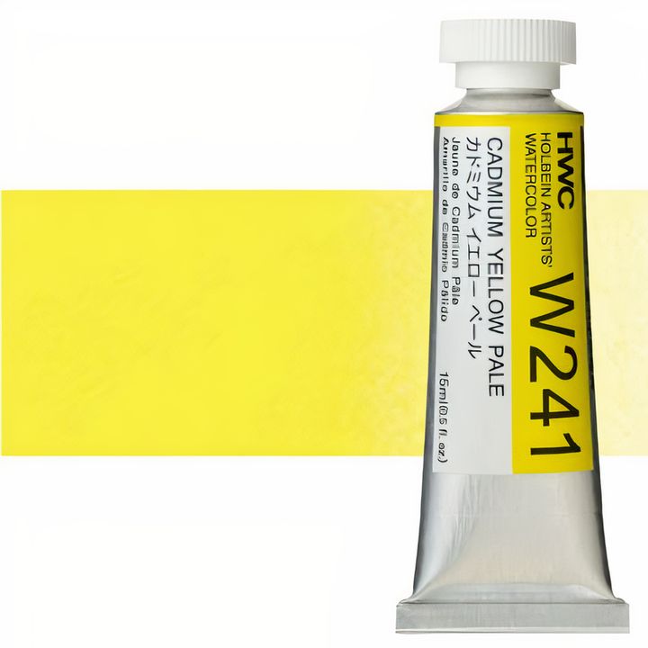 Professzionális Holbein Artists akvarellfestékek 15 ml – kadmium sárga halvány
