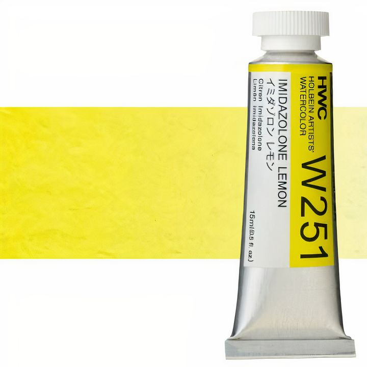 Professzionális Holbein Artists akvarellfestékek 15 ml – imidazolone citromsárga