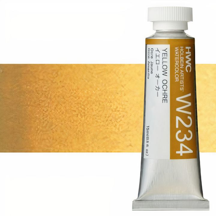 Professzionális Holbein Artists akvarellfestékek 15 ml – okkersárga