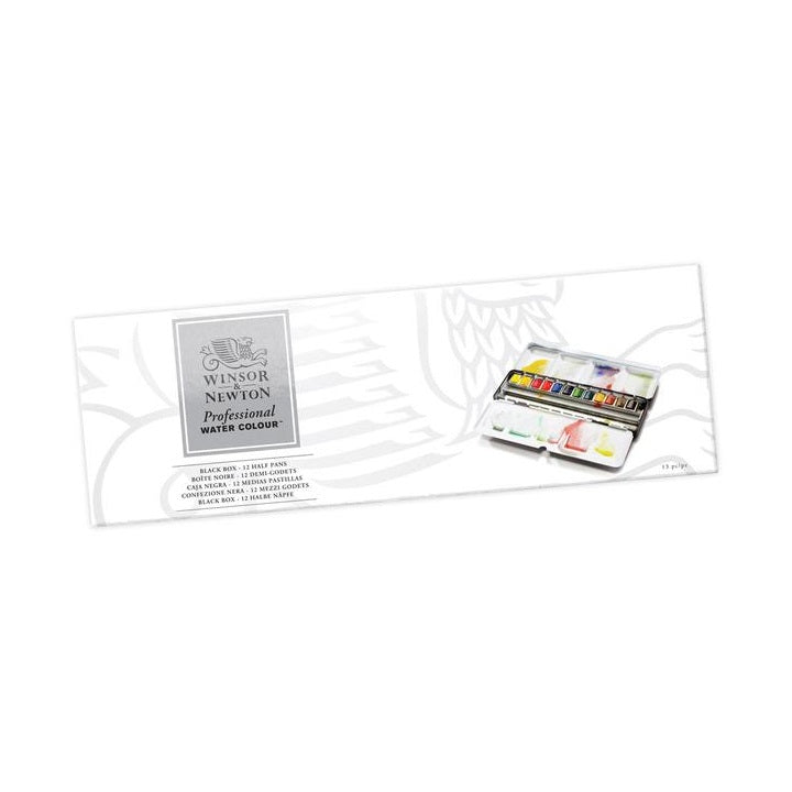 Professzionális akvarell festék készlet Winsor & Newton Black Box