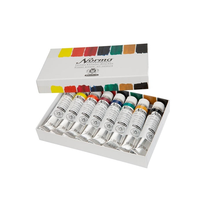 Professzionális olajfesték készlet Schmincke Norma Professional 8 x 20 ml-es tubusban (2)