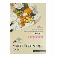 Rajz- és festőpapír-blokk Phoenix 180 g/m², 60 lap – többféle méretben