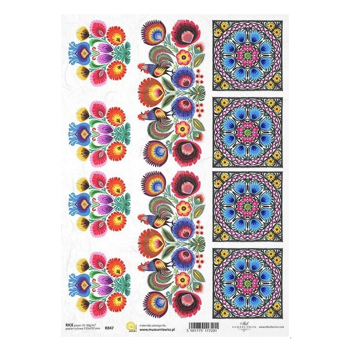 Rizspapír A4 ITD - Folklór - R847