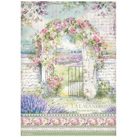 Rizspapír A4 Provence arch
