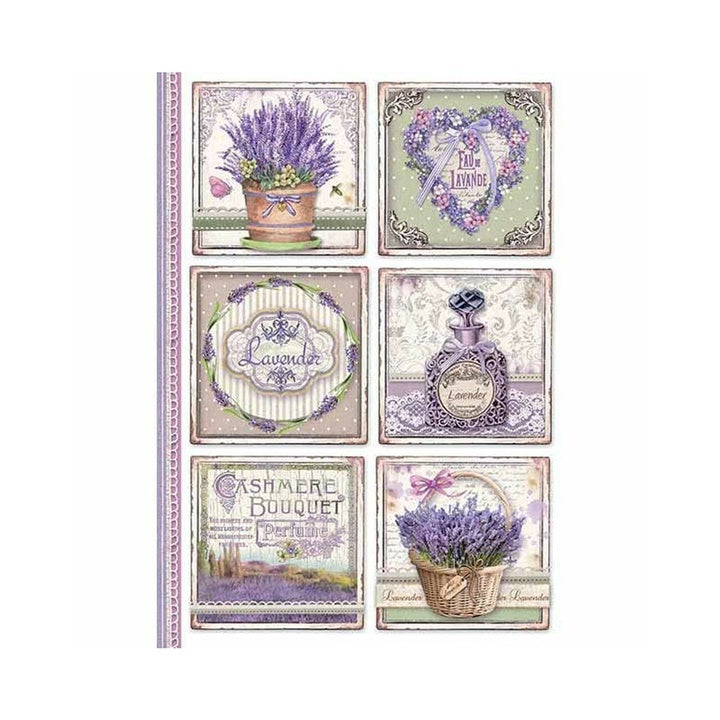 Rizspapír A4 Provence cards