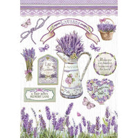 Rizspapír A4 Provence elements