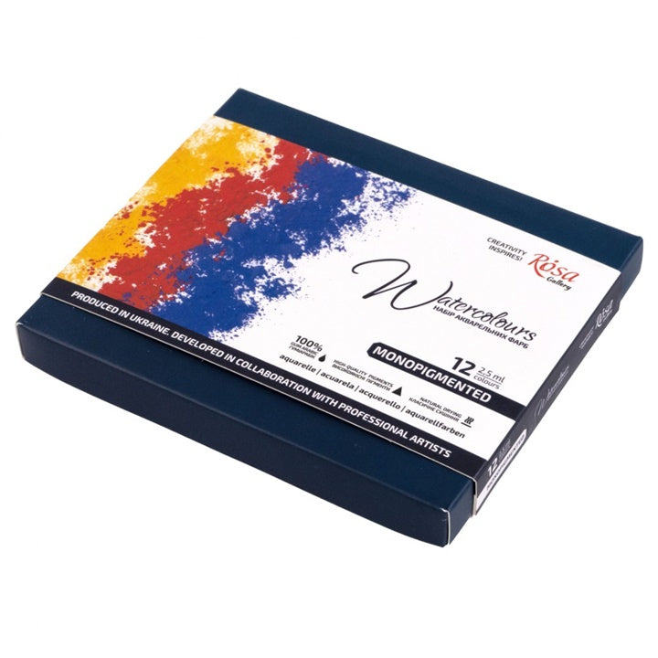 ROSA Gallery monopigmentált akvarellfestékek 12x2,5 ml (5)