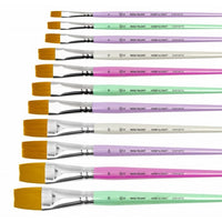 Rosa Hobby & Craft lapos ecset (1)