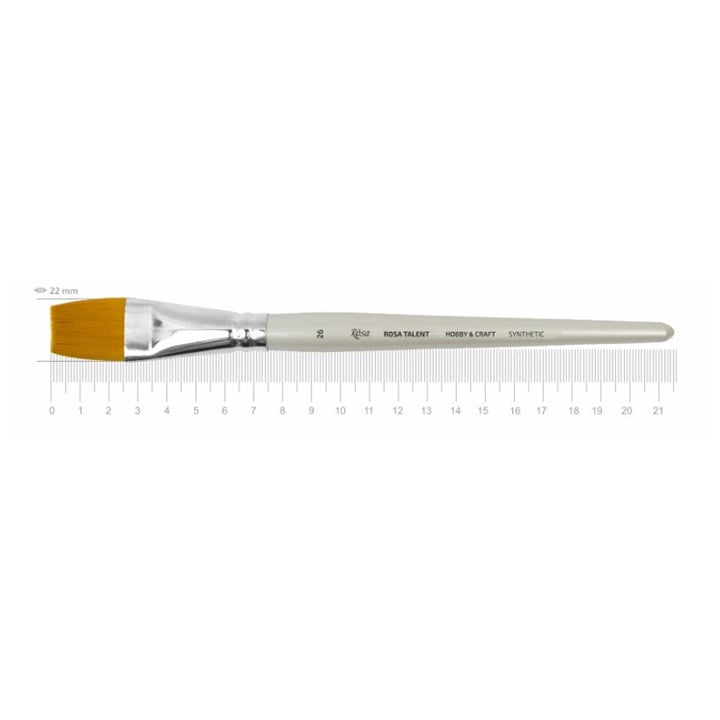 Rosa Hobby & Craft lapos ecset (11)