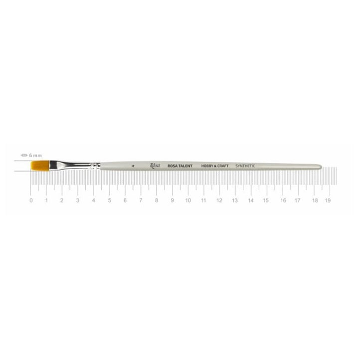 Rosa Hobby & Craft lapos ecset (2)