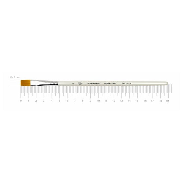 Rosa Hobby & Craft lapos ecset (3)