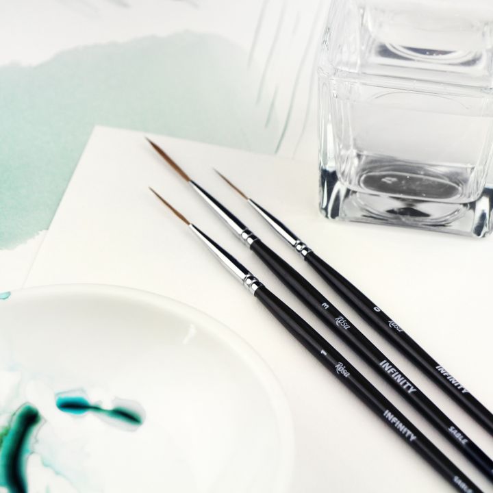 ROSA INFINITY 128 Sable Liner Brush ecset (2)
