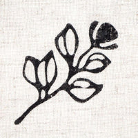 ROSA TALENT 13. számú fa bélyegző botanikus 4.6x8 cm (2)