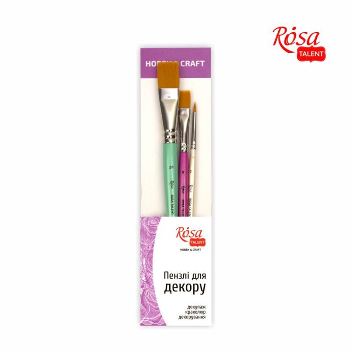 ROSA TALENT Hobby & Craft ecsetkészlet