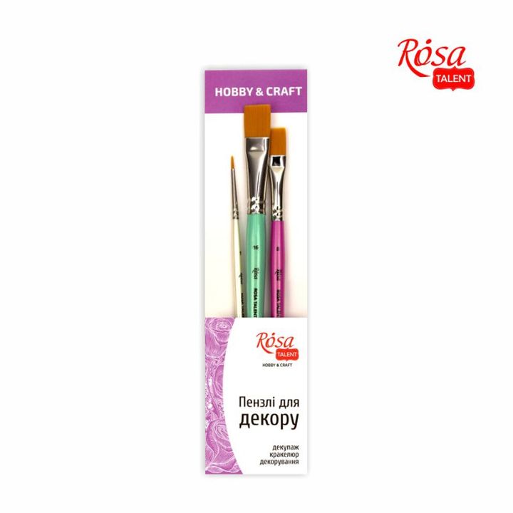 ROSA TALENT Hobby & Craft ecsetkészlet