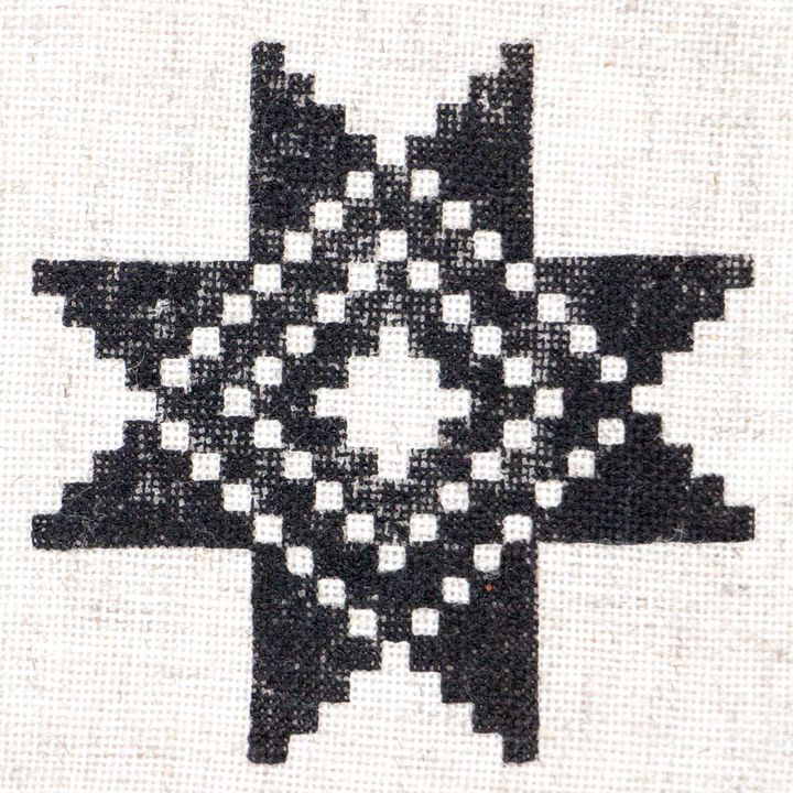 ROSA TALENT No. 4 Geometria 6.5x6.5 cm fából készült bélyegző (2)