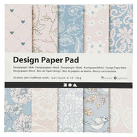 Rose scrapbooking papír / 15,2 x 15,2 cm - 50 darab