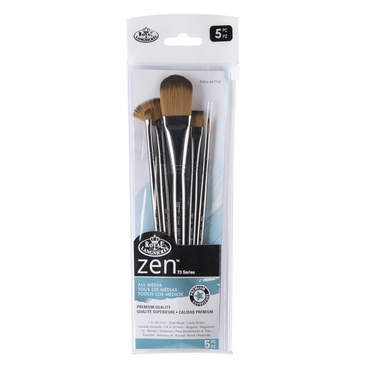 Royal és Langnickel Zen 73 ovális ecsetkészlet (1)