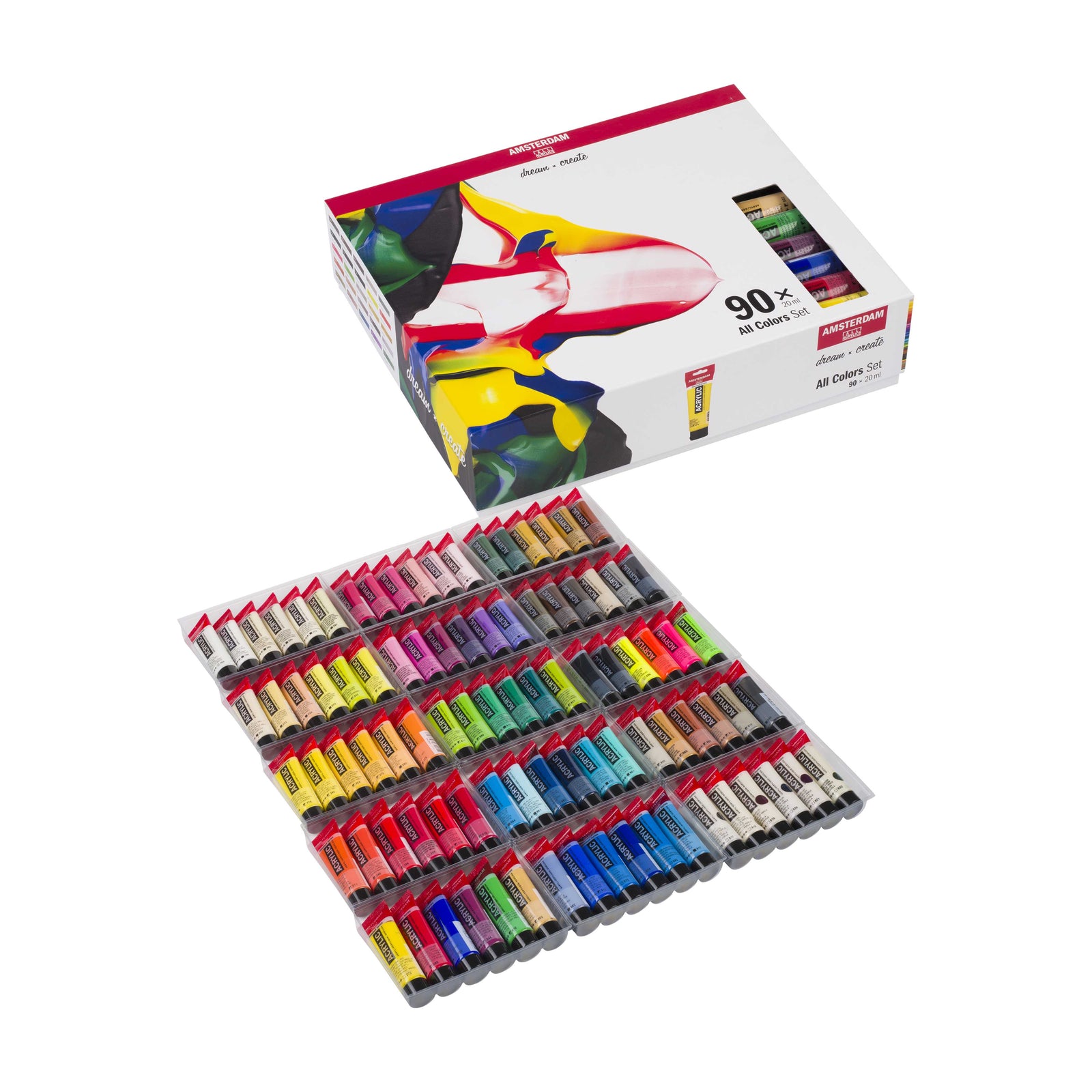 ROYAL TALENS Amsterdam akrilfesték készlet All Colors 90 x 20 ml