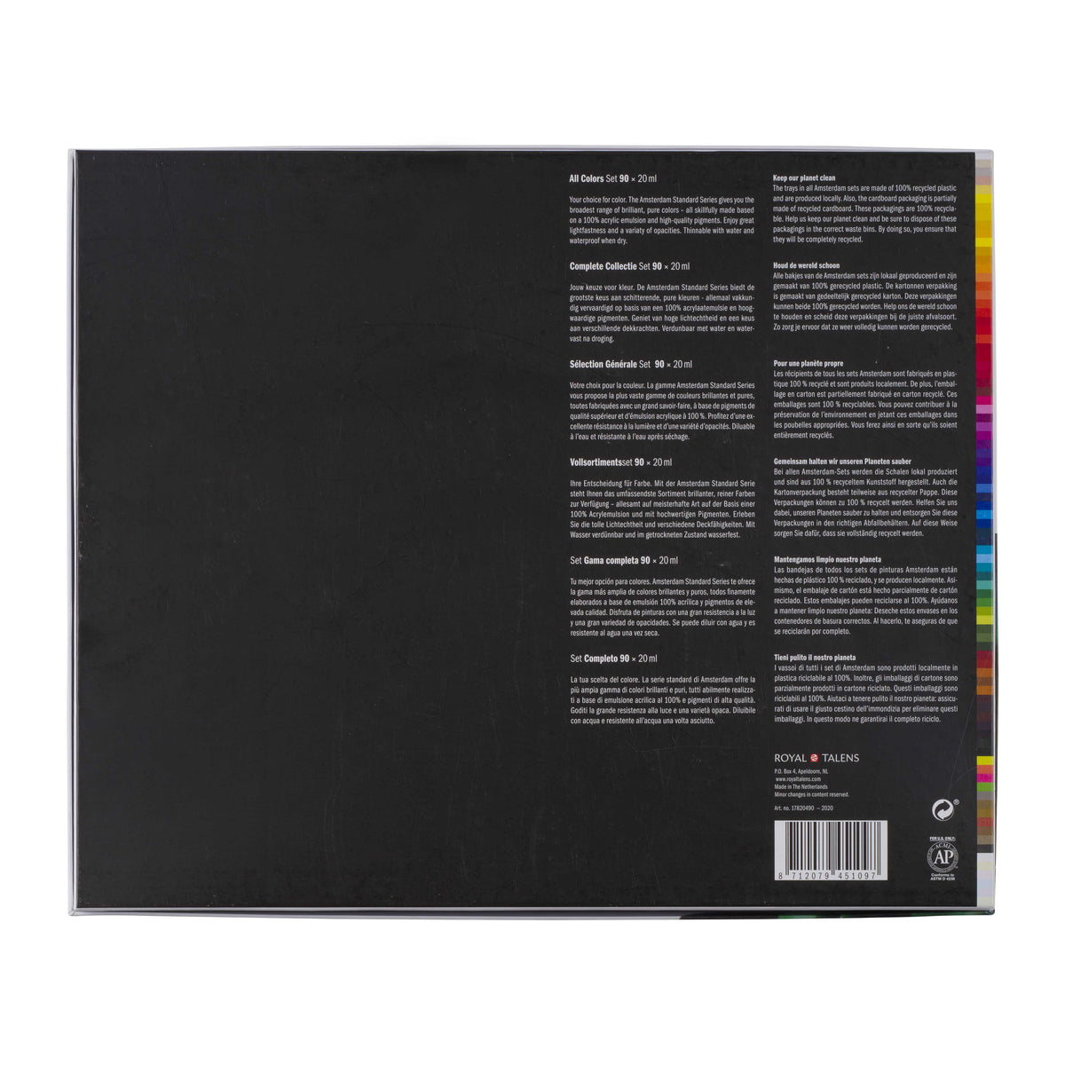 ROYAL TALENS Amsterdam akrilfesték készlet All Colors 90 x 20 ml