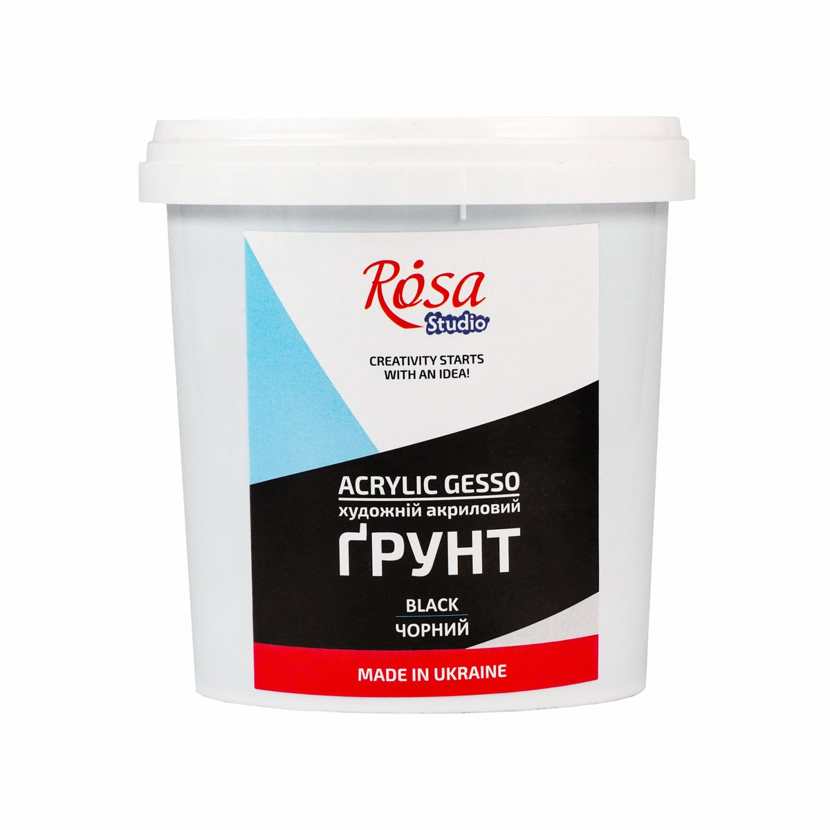 Akril Gesso fekete ROSA Studio – 500 ml