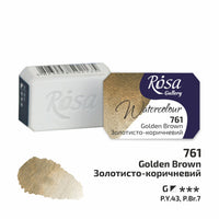Akvarellfesték Rosa Gallery szilkés 2,5 ml – Golden Brown panvička