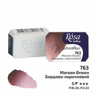 Akvarellfesték Rosa Gallery szilkés 2,5 ml – Maroon Brown panvička