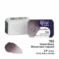 Akvarellfesték Rosa Gallery szilkés 2,5 ml – Violet Black panvička