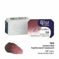 Akvarellfesték Rosa Gallery szilkés 2,5 ml – Carbon Red panvička