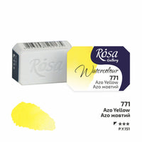 Akvarellfesték Rosa Gallery szilkés 2,5 ml – Azo Yellow panvička