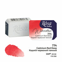 Akvarellfesték Rosa Gallery szilkés 2,5 ml – Cadmium Red Deep panvička