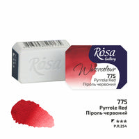 Akvarellfesték Rosa Gallery szilkés 2,5 ml – Pyrrole Red panvička