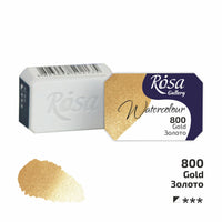 Akvarellfesték Rosa Gallery szilkés 2,5 ml – Gold panvička