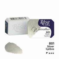 Akvarellfesték Rosa Gallery szilkés 2,5 ml – Silver panvička