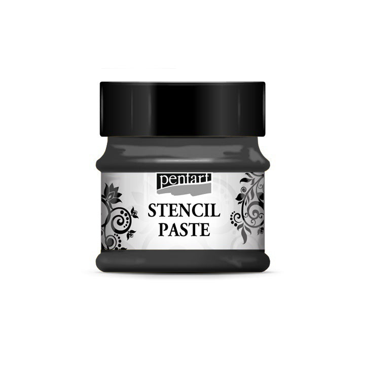 Stencilező paszta - metál 50ml – black diamond