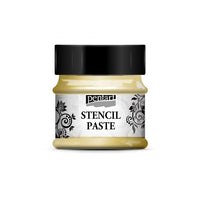 Stencilező paszta - gyöngyház 50ml – vanilla