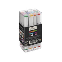 Nassau Fine Art kétvégű filctoll készlet 12 db