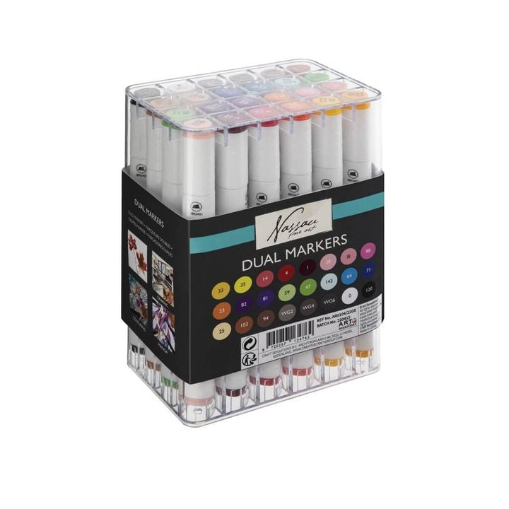 Nassau Fine Art kétvégű filctoll készlet 24 db