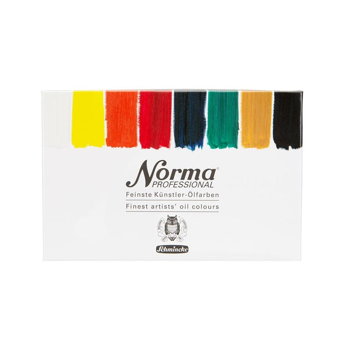 Schmincke Norma Professional professzionális olajfesték készlet tubusban 8 x 35 ml