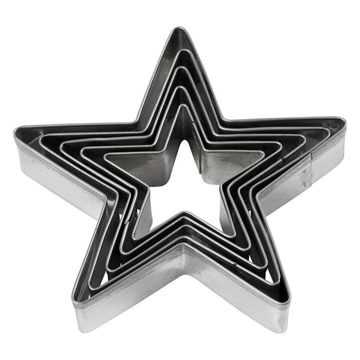 Lyukasztó készlet - 5 db – csillagok