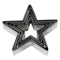 Lyukasztó készlet - 5 db – csillagok