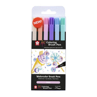 Sakura Koi Coloring Brush Pen akvarell ecsetfilc készlet - 6 db Sweets