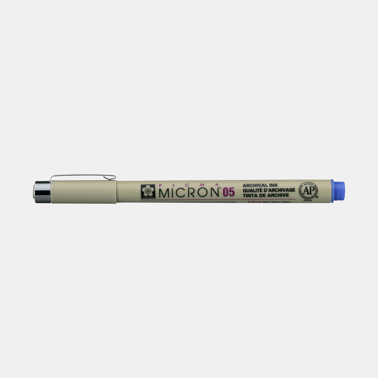 Sakura Pigma Micron 05 tűfilc 0,45 mm – 6 darabos színes készlet – Kék