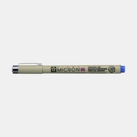 Sakura Pigma Micron 05 tűfilc 0,45 mm – 6 darabos színes készlet – Kék