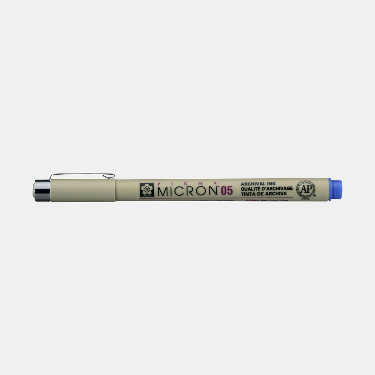Sakura Pigma Micron 05 tűfilc 0,45 mm – 6 darabos színes készlet – Kék