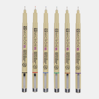 Sakura Pigma Micron 05 tűfilc 0,45 mm – 6 darabos színes készlet
